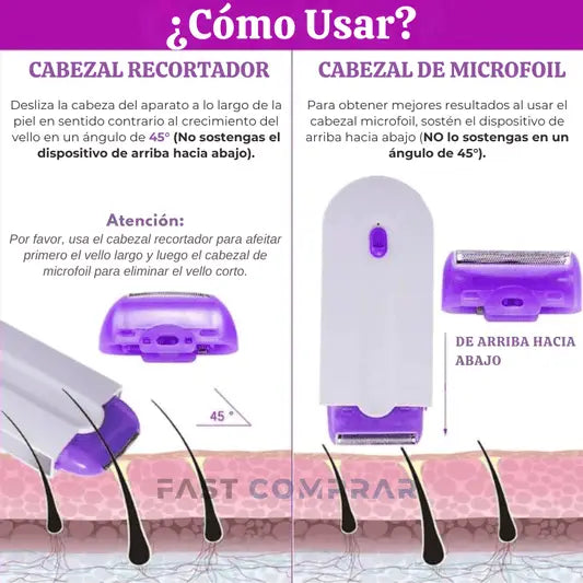 Depiladora Laser: Dile Adios a los Vellos indeseados🌸